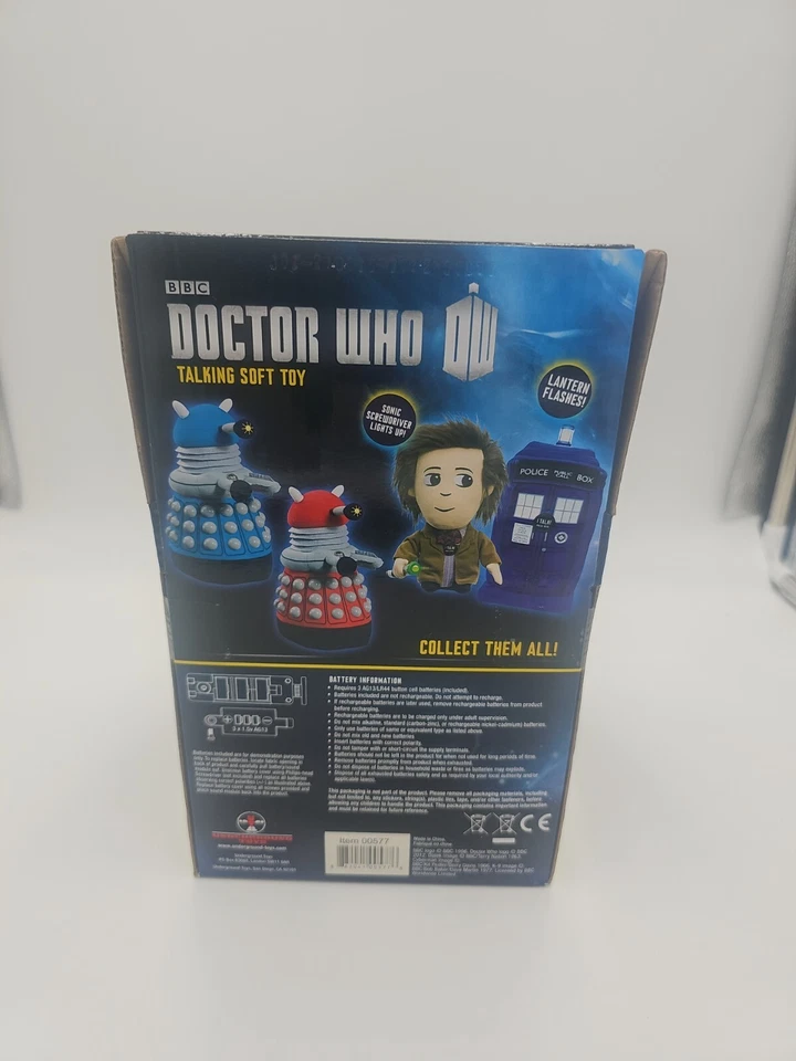 Juguetes subterráneos de felpa suave parlante ángel llorón de la BBC Doctor Who nuevos en caja 2012 Foto 3 de 3