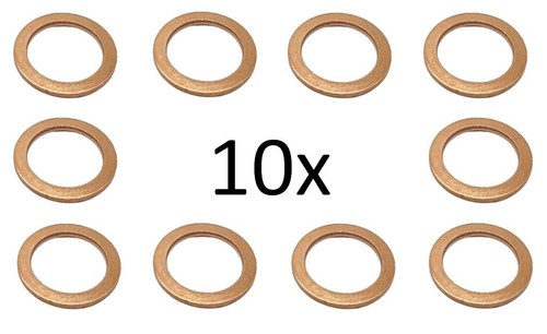 10 x Kupferdichtring Dichtung Kupfer Kupferring 12x18x1,5 mm DIN 7603  Form A - Bild 1 von 1