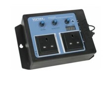  Twin Speed Fan Speed Controller Climate Hydroponics Vortex Thermostatic