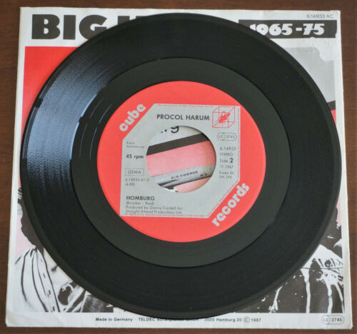 Procol Harum A Whiter Shade Of Pale 7" Single German '87 Vinyl Big Hits VG+/VG+ - Picture 2 of 6