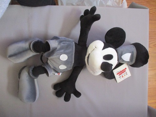 Set of 4 Disney 24" Milestone Mickey Plush Sorcerer Steamboat Willie Mouseketeer - Picture 4 of 24