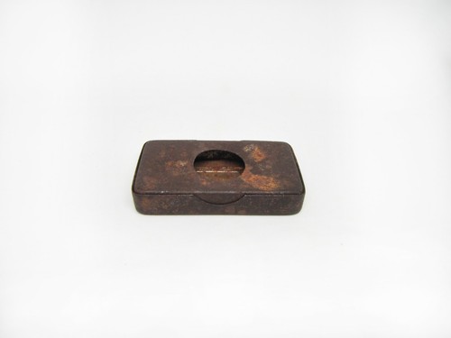 Funda de afeitar de seguridad vintage caja de lata portátil vacía tocador de afeitado - Imagen 2 de 6