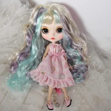 Blythe Articular doll Dudu mouth Long Colorful hair from Factory Joint Body 12"