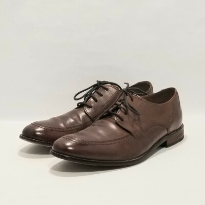 Bostonian Mens Shoes Brown Leather Oxfords Apron Toe 8.5M 