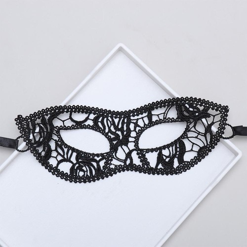 Half Face Gothic Party Masks Blindfold Masks Lace Masquerade Fancy Dress - Picture 11 of 27