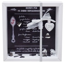 Geldgeschenk Silberhochzeit Geschenk Rezept für 25 Jahre Ehe Silberne Hochzeit