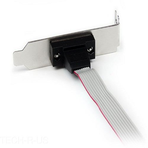 StarTech PLATE9M16LP 1 Port 16in DB9 Serial Port Low Pro Bracket 10 Pin Header - 第 3/4 張圖片