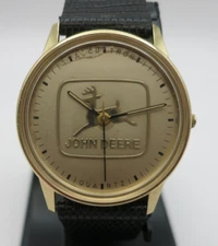 Vintage Accutron John Deere Gold-Tone Quartz Watch - New Battery