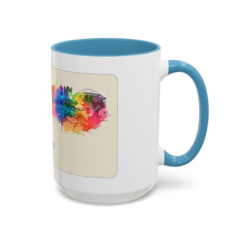 Skyline Art Atenas Grecia arte griego acuarela paisaje urbano taza de café taza de café - Imagen 39 de 65