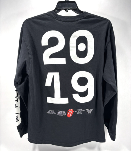 Camisa manga larga The Rolling Stones 2019 No Filter Tour para hombre talla XL
