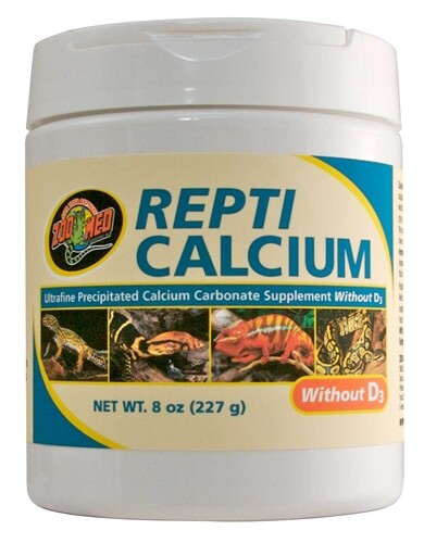 Zoo Med Reptile Calcium without Vitamin D3, 8-Ounce - Picture 1 of 1