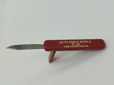Vintage Auto Parts World AP Mufflers Advertising Promo Pocket Knife MADE IN USA