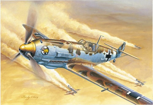 Trompetista 02290 1/32 Messerschmitt Bf 109E-4/Trop - Imagen 2 de 12