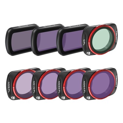 8Pack All Day QuickSwap ND/PL, ND, CPL Filter Kit for Osmo Pocket 3: Effortle...