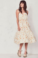 LOVESHACKFANCY Ann dress NWT $545 sz XXS Sunshine floral print 