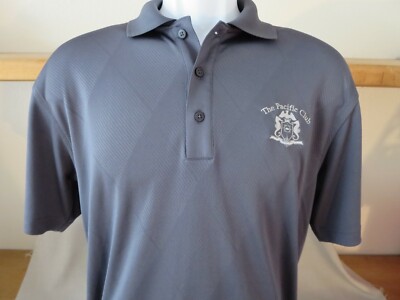 The Pacific Club Polo Shirt Newport Beach California Private Exclusive Medium