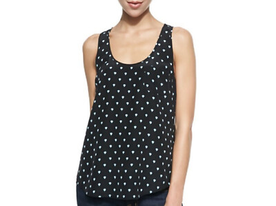 Joie 100% Silk Sleeveless Round Neck Tank Top in Hot Air Balloon Print Size M