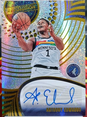 2023-24 Panini Revolution #A-ANT Anthony Edwards Auto T Wolves | eBay
