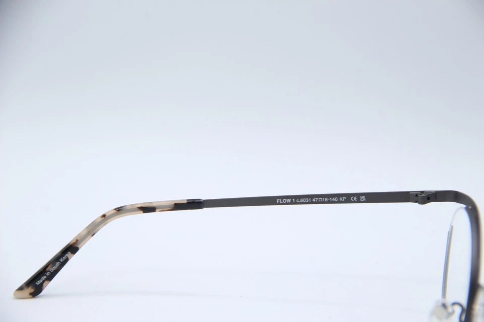 NUEVAS GAFAS PRODESIGN DENMARK FLOW 1 C.6031 NEGRO TORT MARCOS AUTÉNTICOS 47-19 Foto 3 de 4