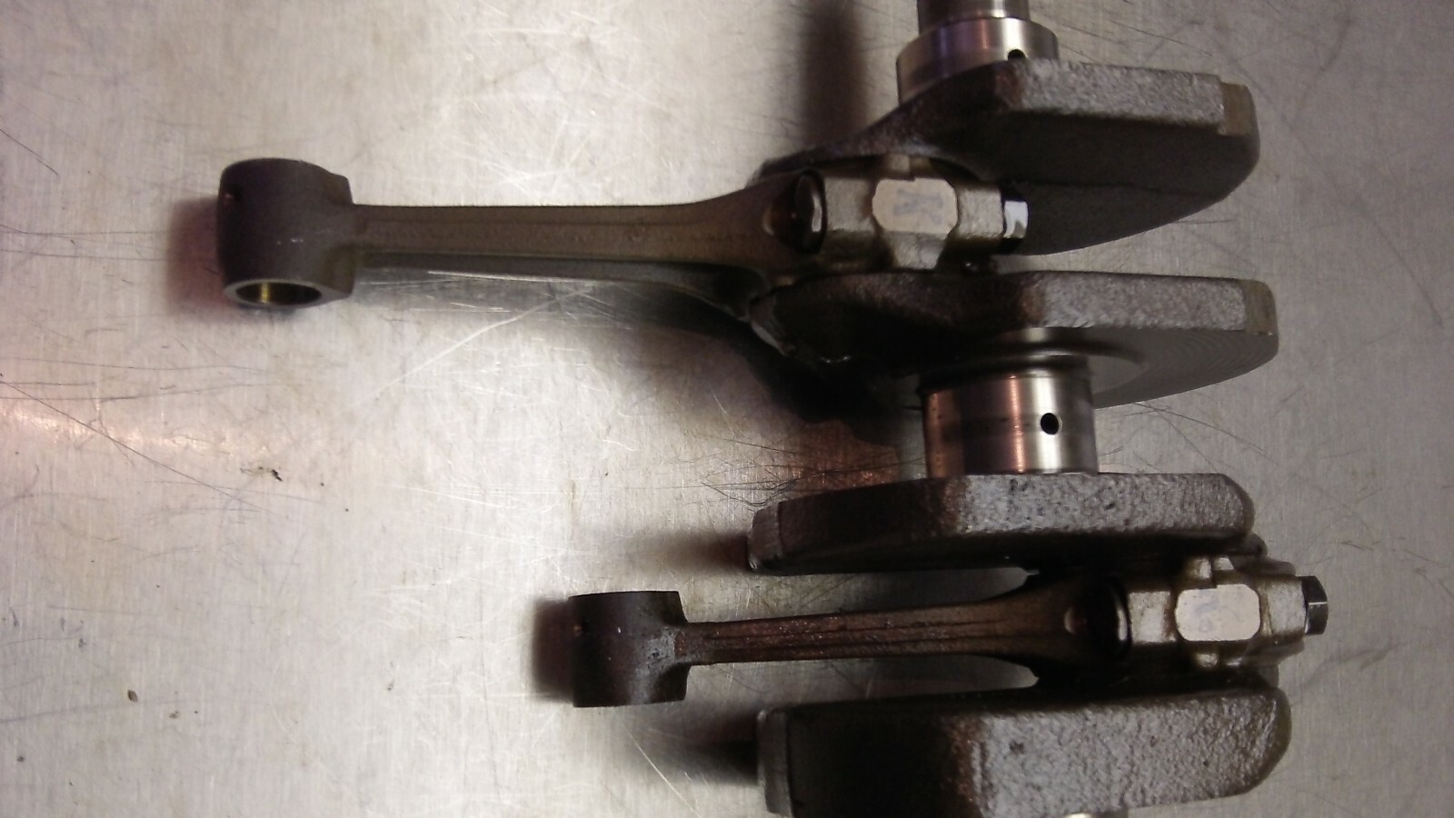 74 Honda CB 750 4 Crankshaft w Rods Good Bearings 1974 SOHC CB750 T12