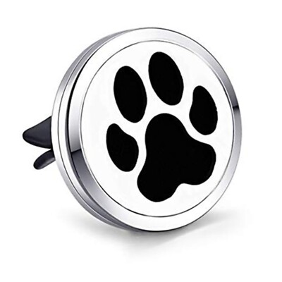 Hundeliebhaber Pfotenabdruck Geschenk - Pfotenabdruck Auto Lüftungsclip Diffusor für ätherische Öle