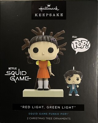 2024 SDCC Exclusive HALLMARK KEEPSAKE SQUID GAME ''Red Light Green Light Ornament