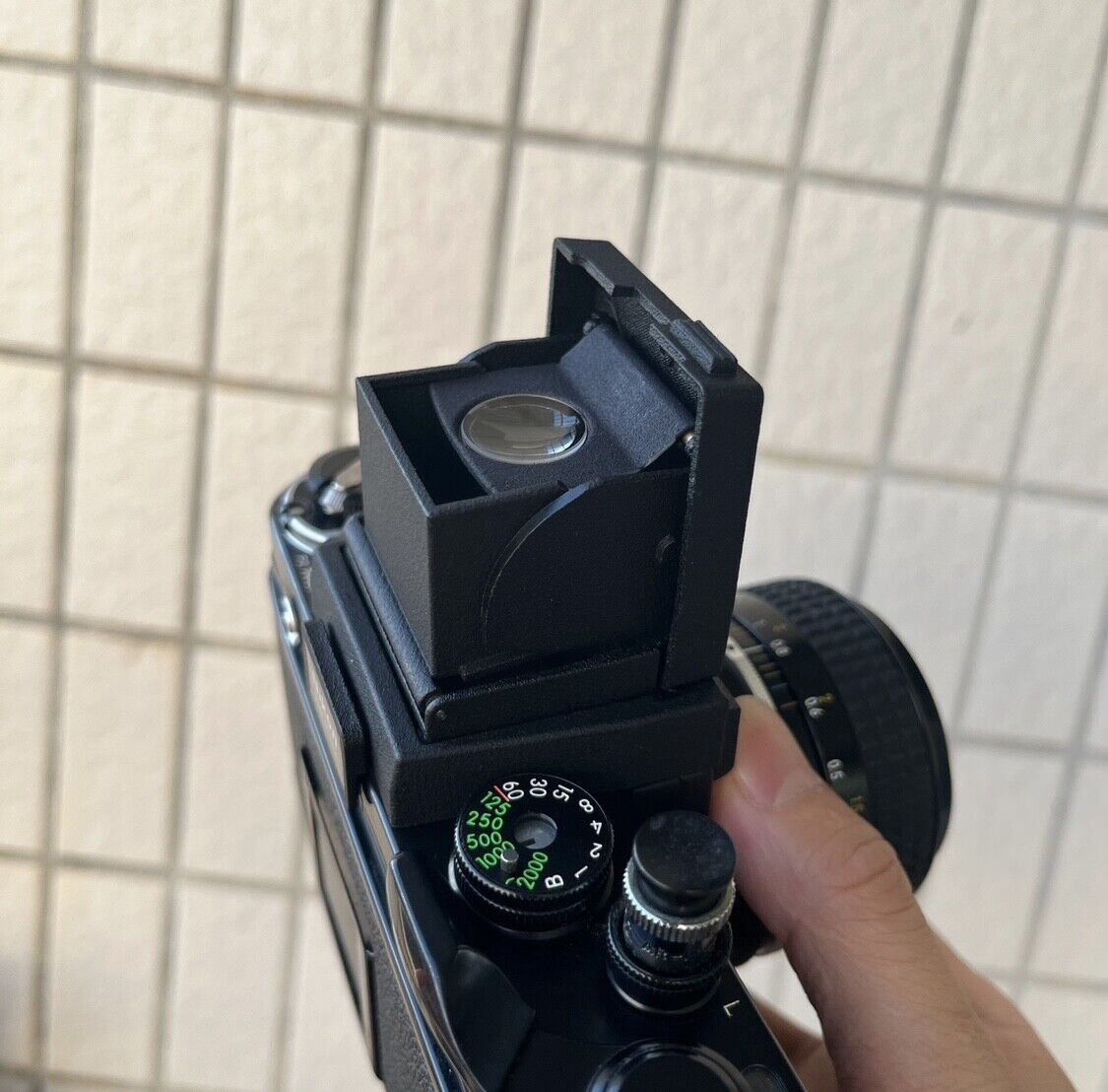 New Nylon 3D Printed DW-1 Waist Level Finder for Nikon F/F2 New Nylon 3D Printed DW-1 Waist Level Finder for Nikon F/F2