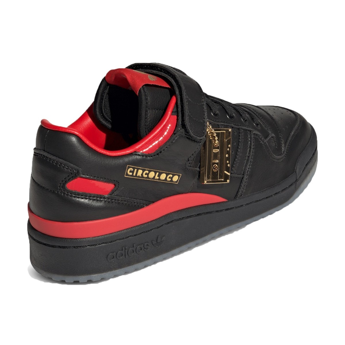 Adidas Originals Forum Low x Circoloco Core Black/Vivid Red  display picture 3