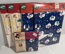 Wilton Christmas Cookie Boxes Vintage - Lot Of 5 Packages 12 Dozen Boxes 1 Small
