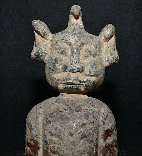 Ancienne sculpture boutiques statue peuple primitif culture chinoise hongshan 12''