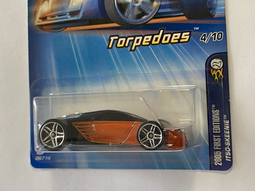 2005 First Editions #4 Itso- Skeenie Torpedoes Collect 1:64 Hot Wheels Car - Picture 2 of 7