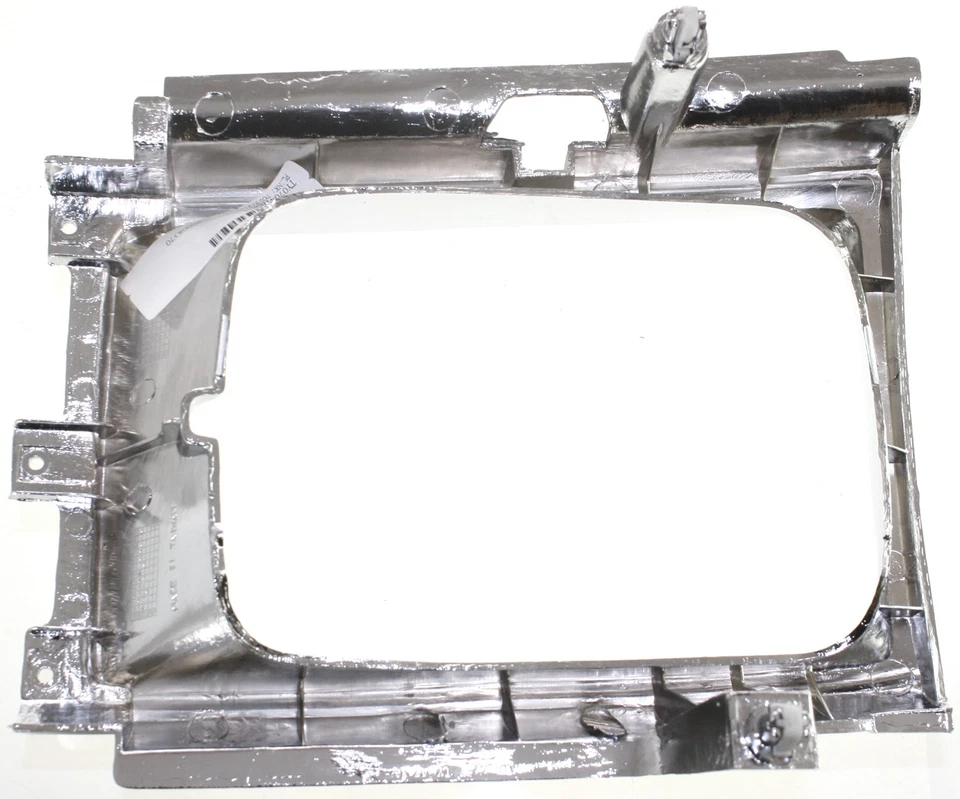 DRIVER HEAD LIGHT DOOR [BEZEL]; CHROME; MADE OF PLASTIC Foto 3 de 4
