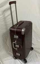 Rimowa Limbo 26” Checked Spinner - Burgundy Red color