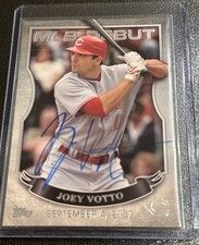2016 Topps - MLB Debut Series 2 Joey Votto #MLBD2-37 Autographed Card Reds