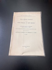 The Urine Dance of the Zuni Indians of New Mexico Bourke 1st Printing 1920 RARE