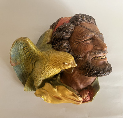 1964 Buccaneer Bossons England Chalkware Head