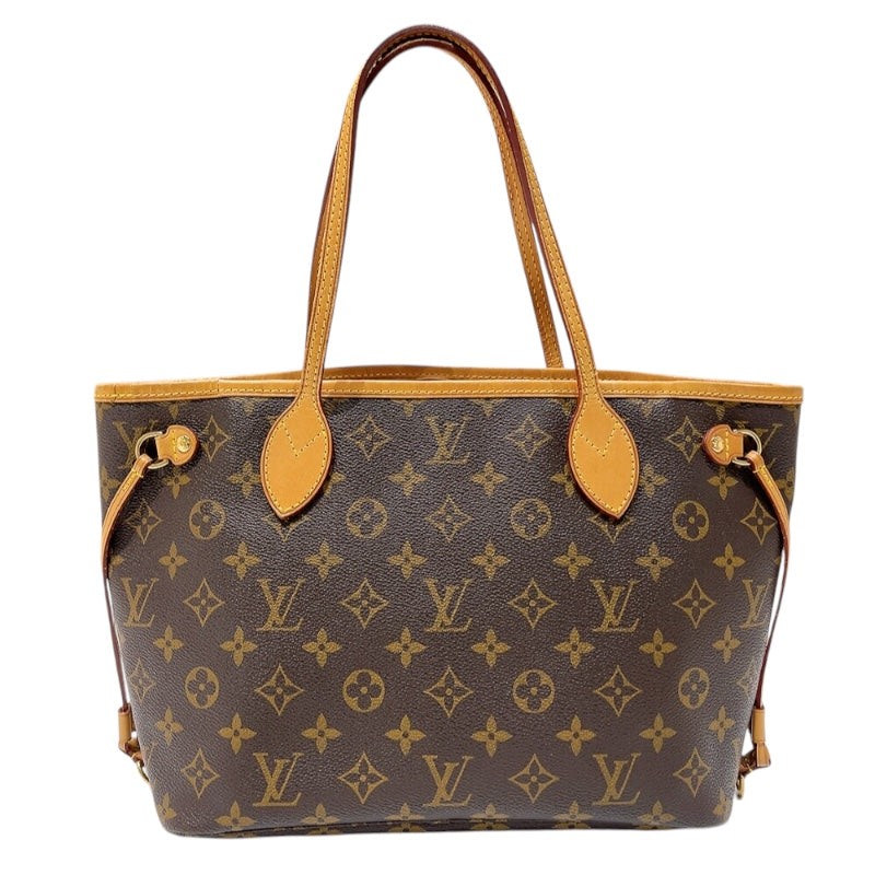 LOUIS VUITTON Neverfull PM Monogram Canvas Bag in Brown with Gold Hardware M40155 #2858