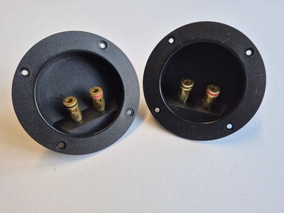 Jensen Powerstation Lautsprecher Terminal rund 10,5 cm Neuware 2 Stück