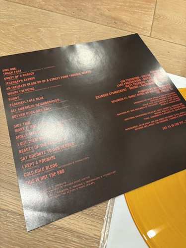 Rancid “Trouble Maker” – limited trans Orange Vinyl (2017) with bonus 7" - Picture 9 of 10