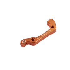 Orange Reverse Disc Brake Adapter IS-PM 180/160 Front/Rear Aluminum CNC