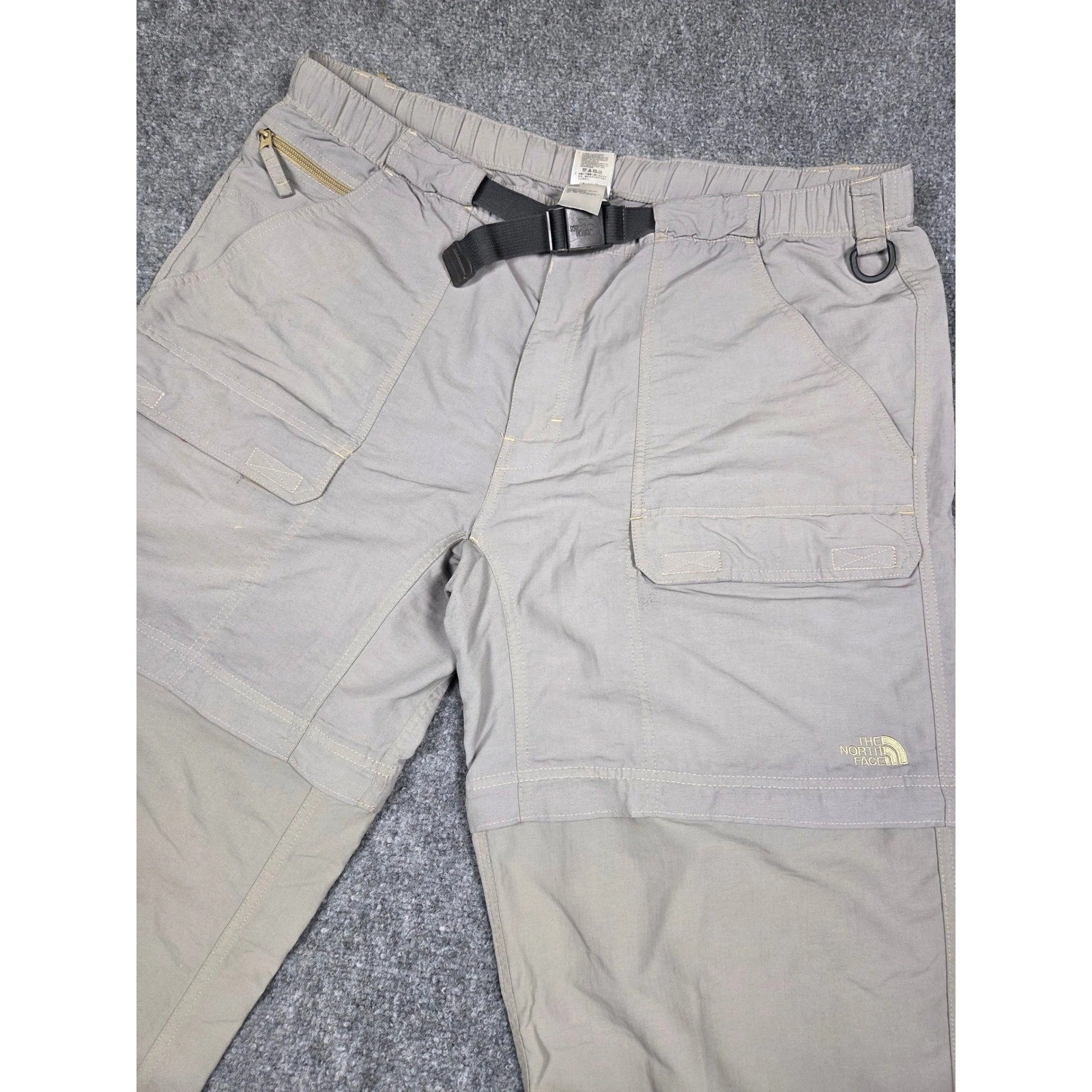 The North Face Convertible Hiking Pants Mens XL Gray Zip Off Cargo Trekking
Opens in a new window or