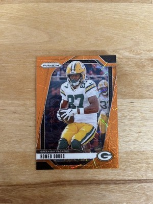 2024 Prizm Orange Laser Romeo Doubs Green Bay Packers
