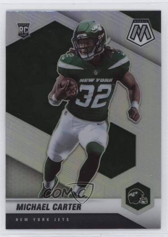 2021 Panini Mosaic Rookie Variations Silver Prizm Michael Carter #335-V 0nr3