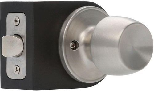 Defiant Brandywine Stainless Steel Passage Hall/Closet Door Knobset - Picture 5 of 9