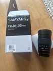 Samyang 135mm F2.0 Ed UMC Canon EF Objektiv wie Neu