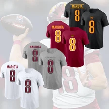 HOT ITEM! Marcus Mariota #8 Washington Commanders Name & Number S–5XL for Fan