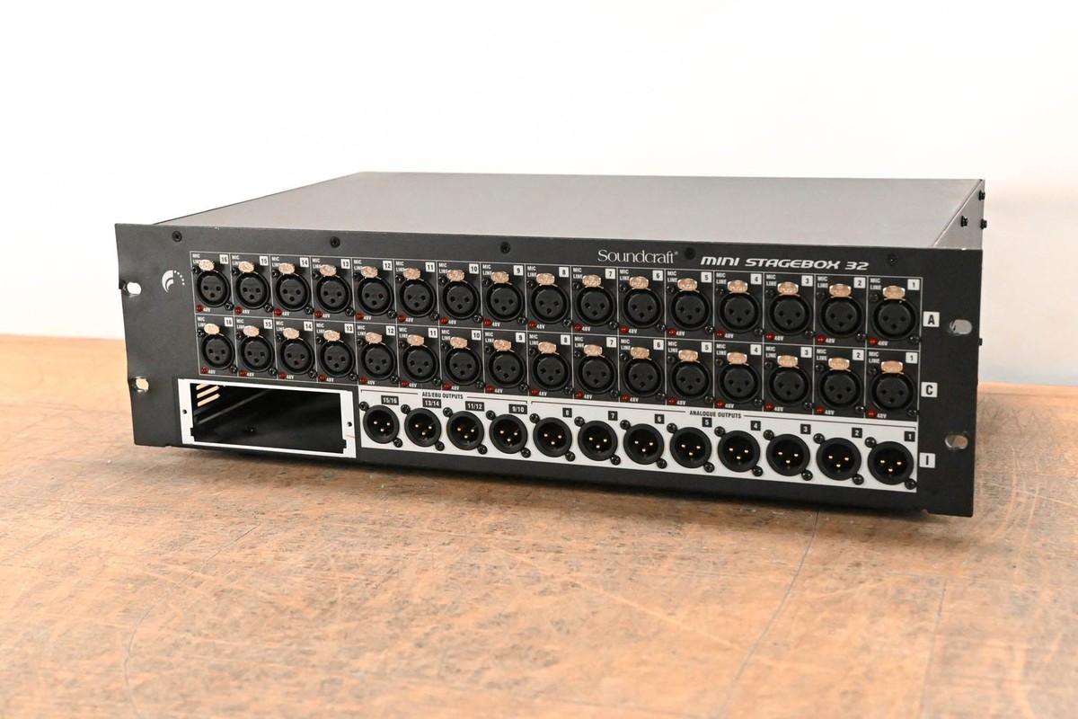 Soundcraft Mini Stagebox 32R Cat5 32-Channel Digital Stage Box