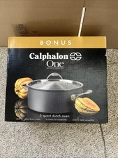 Brand New Calphalon One Infused Anodized 5 QT Dutch Oven