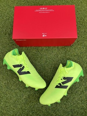 New Balance Furon Pro V7+ Pro  Bleached Lime Glow  FG Mens Football Boots UK 8.5