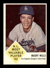 1963 Fleer #43 Maury Wills RC NM X3189218